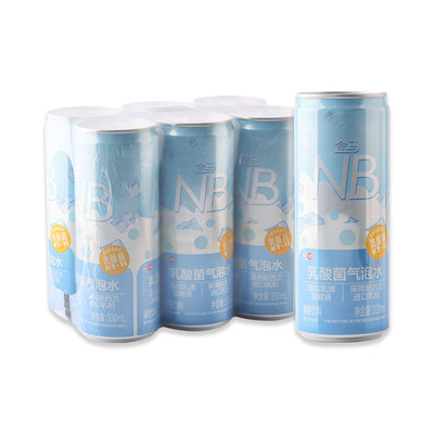 盒马NB 乳酸菌气泡水 330ml*6