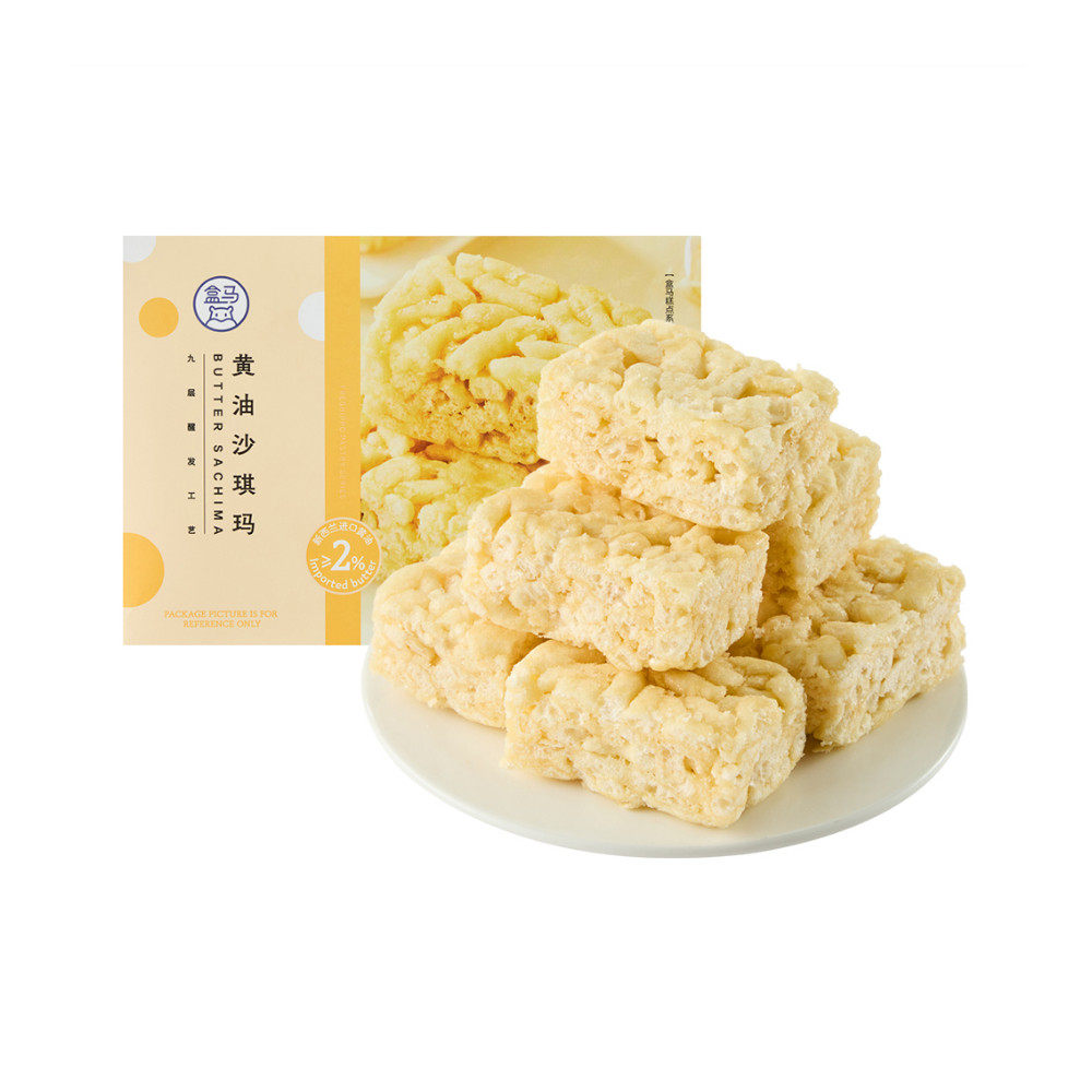 盒马 黄油沙琪玛 458g