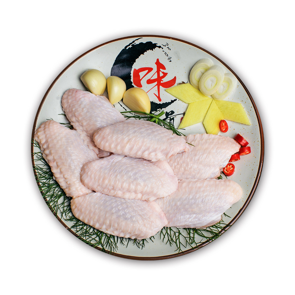 单冻鸡翅中 2.5kg半成品生鲜烧烤食材可乐鸡翅空气炸锅美食图片