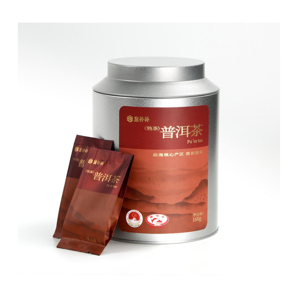 盒补补 普洱茶(熟茶)散茶 160g