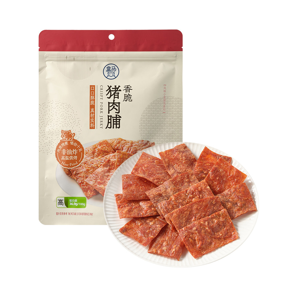 盒马 香脆猪肉脯 120g图片