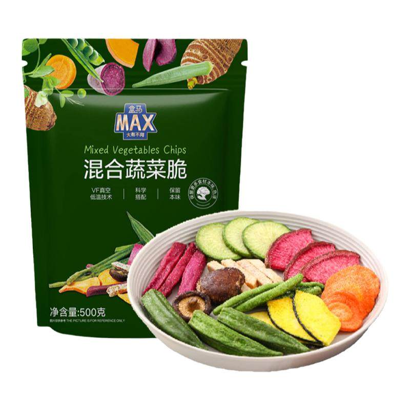 盒马MAX 混合蔬菜脆 500g蔬菜干果干果脯零食