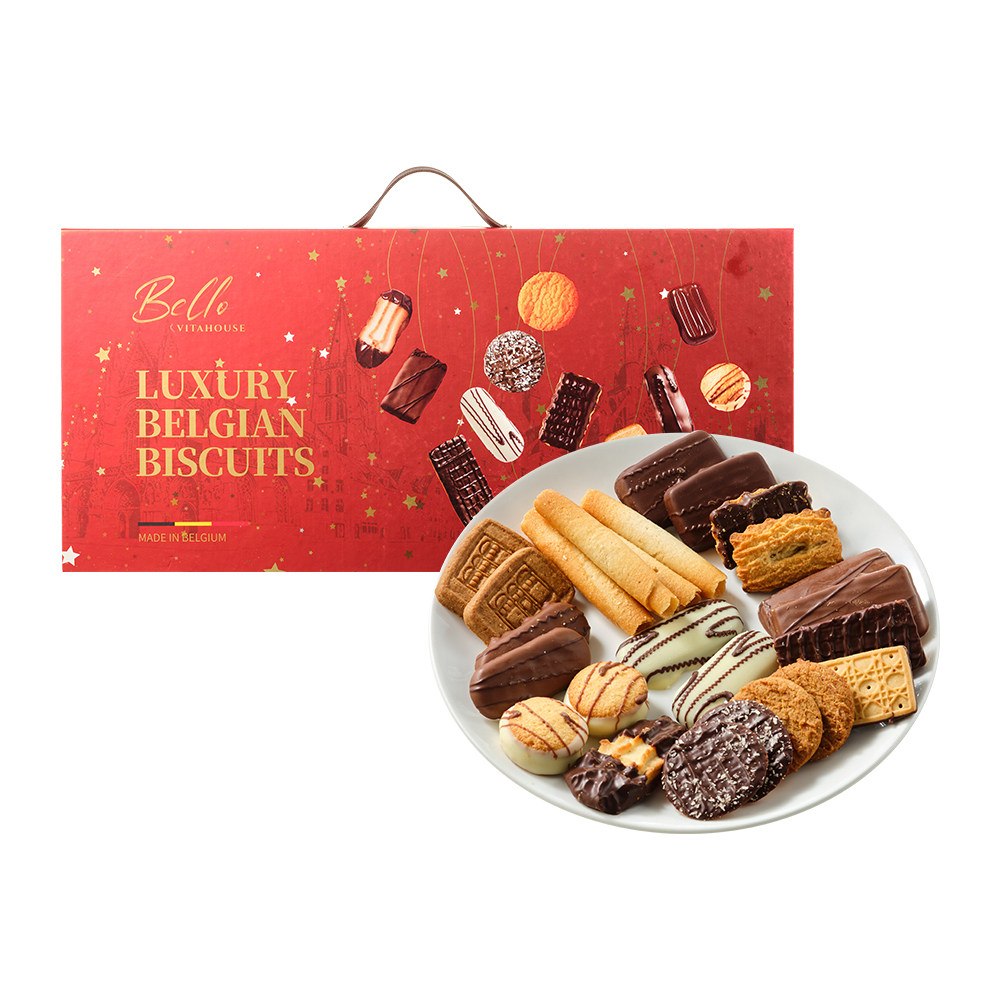 盒马BelloVITAHOUSE什锦巧克力饼干礼盒 800g(400g*2) 比利时进口