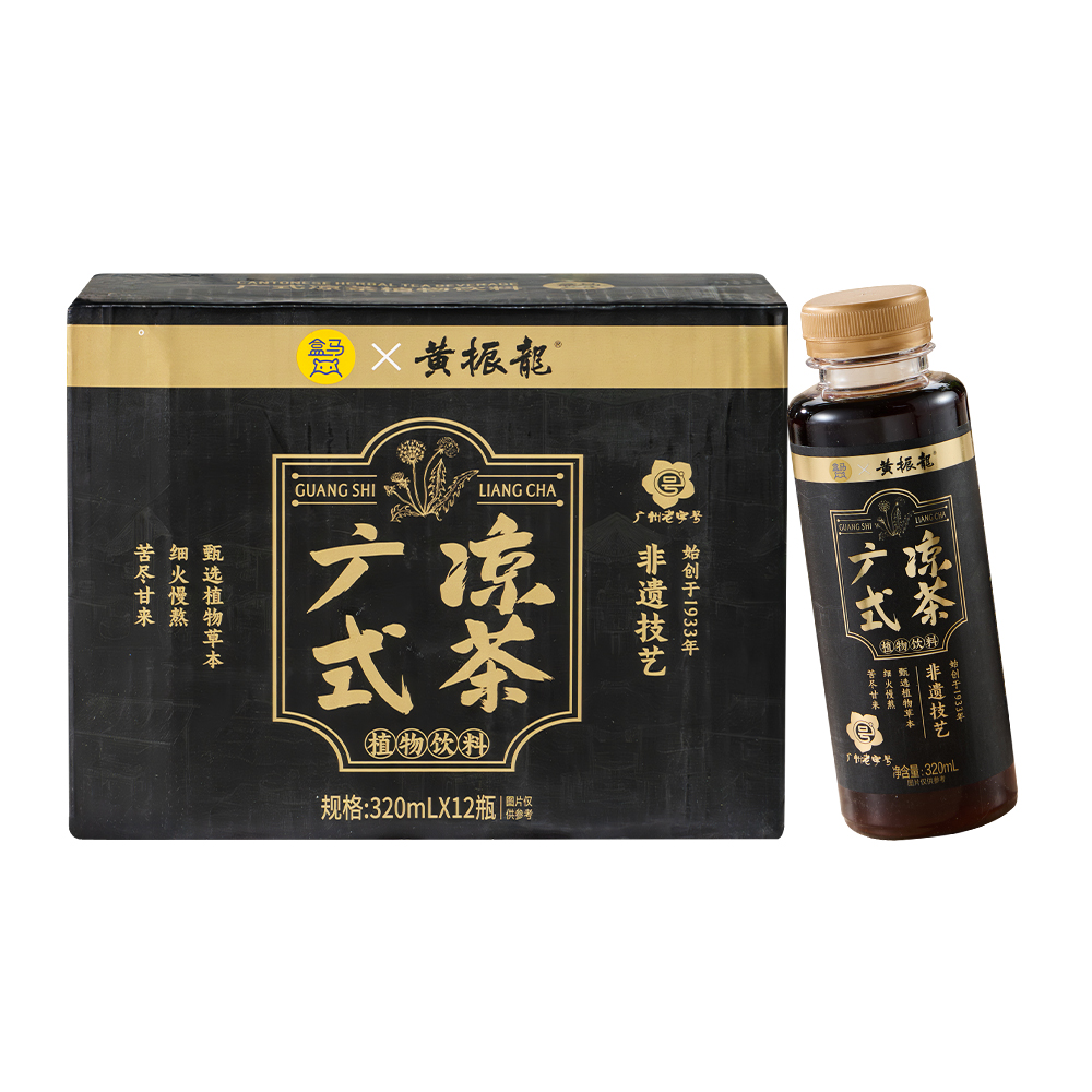 盒马X黄振龙 广式凉茶 320ml*12瓶