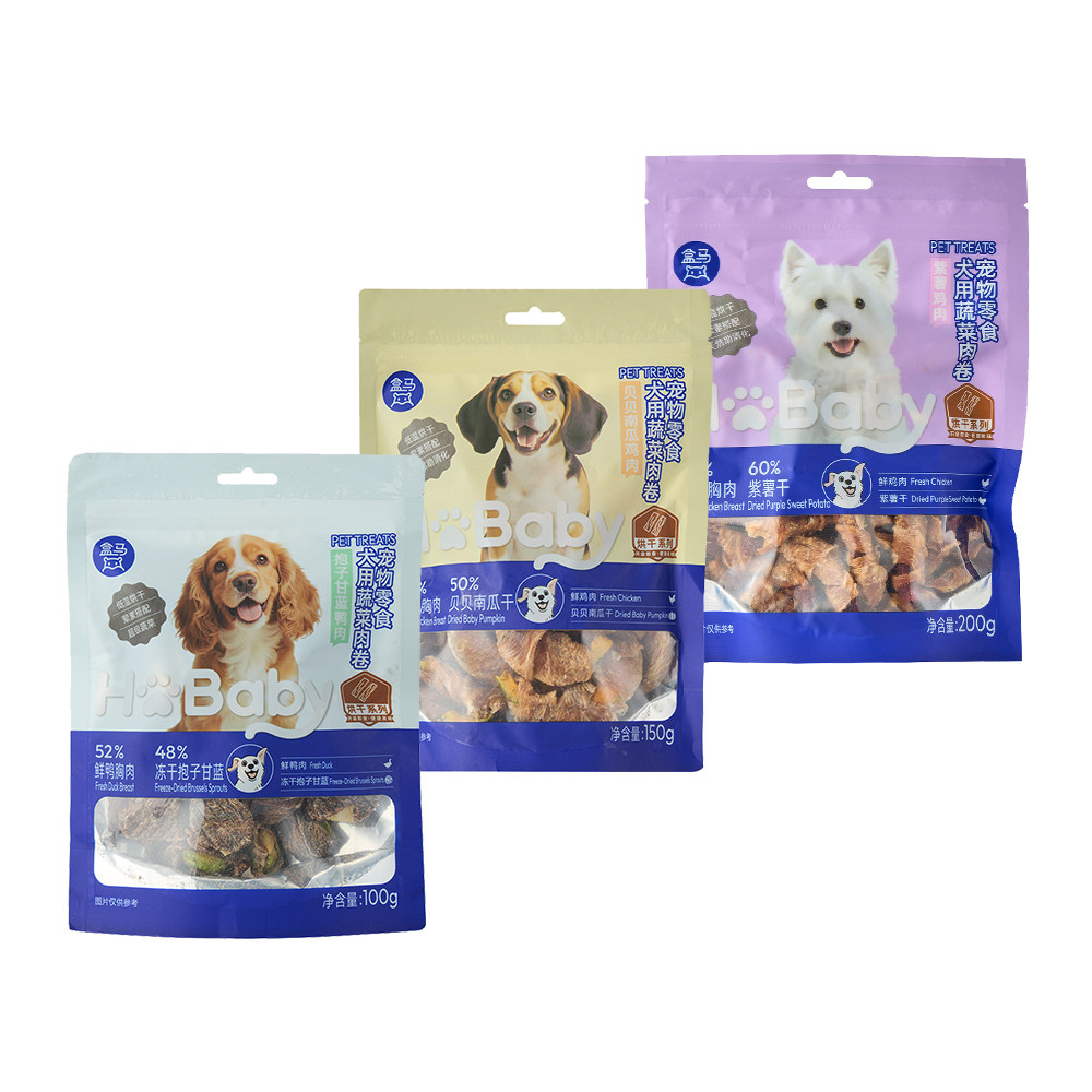 盒马 宠物零食犬用蔬菜肉卷组合装 450g - 实物图