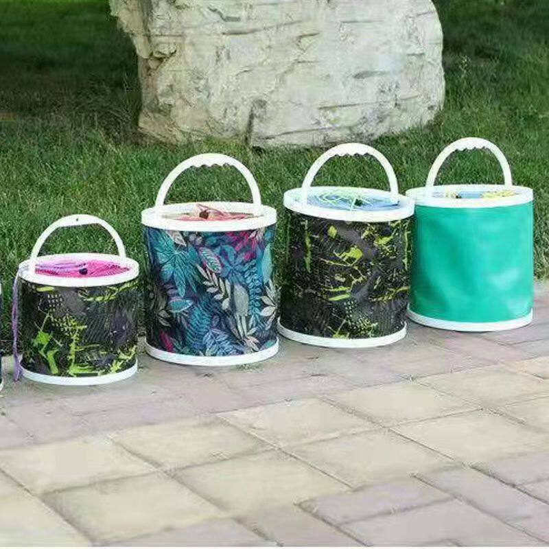 折叠打水桶收纳钓鱼帆布