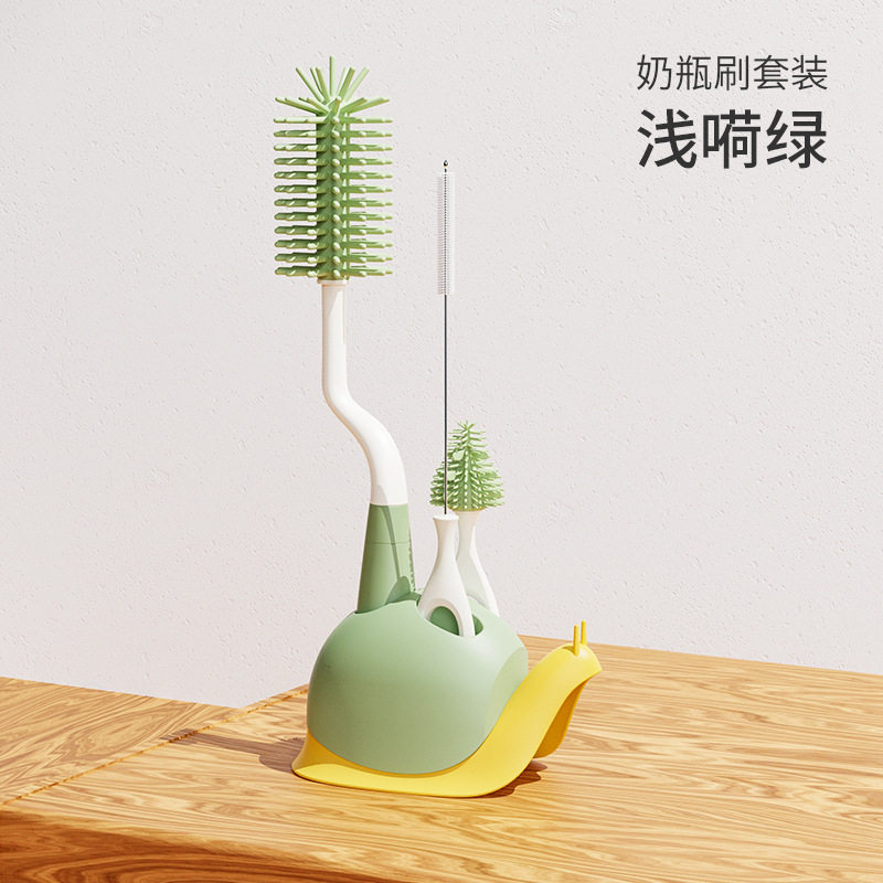 新生婴儿奶瓶刷专用硅胶