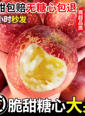云南昭通丑苹果新鲜昭通市冰糖心丑苹果红富士水果当季整箱脆甜