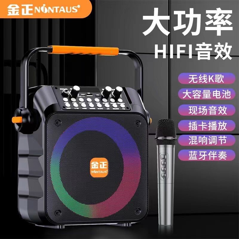 金正S68大功率户外手提广场舞蓝