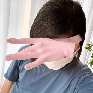 【纤纤玉手】兰花指手掌遮阳帽创意搞怪抽象太阳帽子整蛊朋友道具