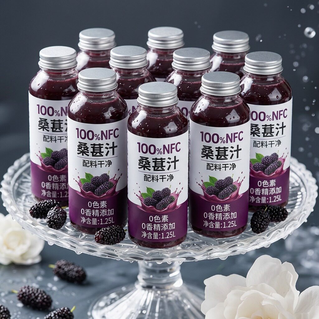 央妈推荐%桑葚汁原浆nfc风味饮料官方旗舰店鲜果鲜榨原汁0添加