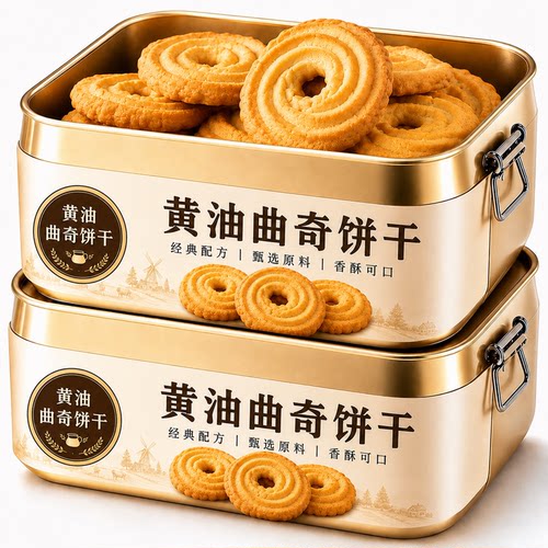 曲奇饼干整箱教师节送礼