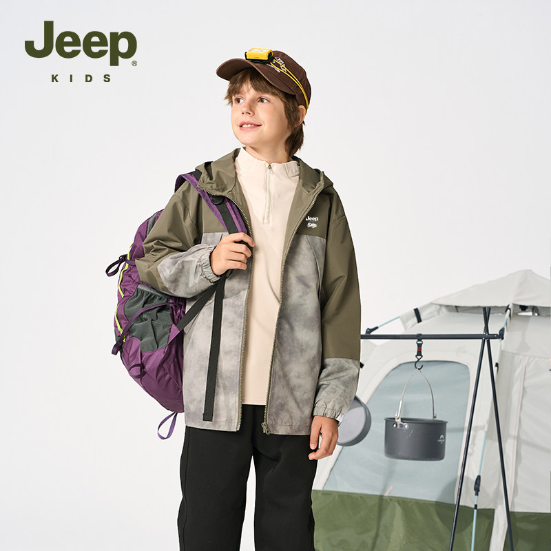 Jeep吉普童装男童夹克外套