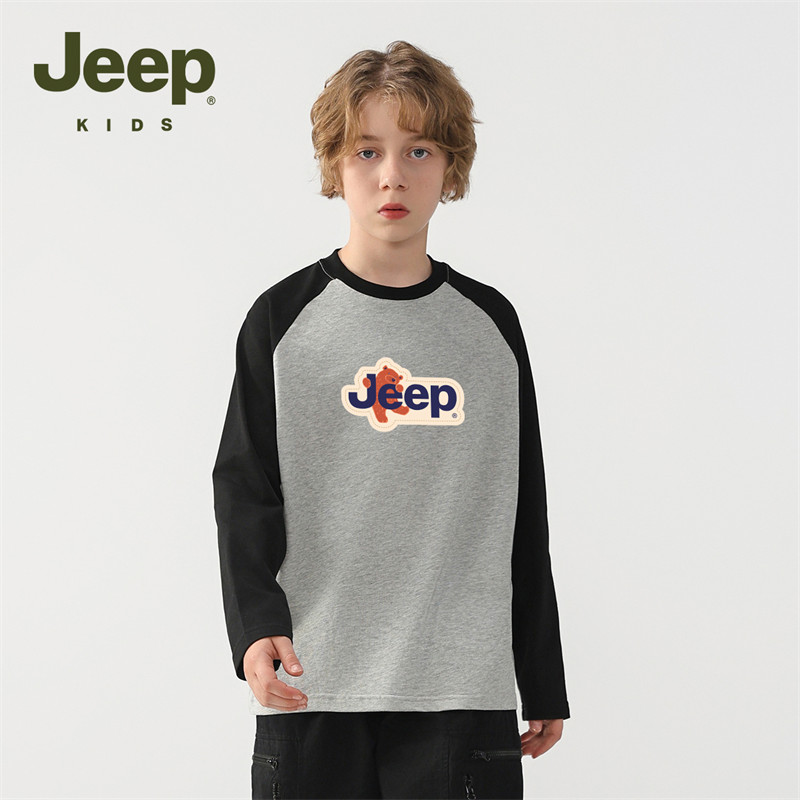 Jeep吉普童装男童长袖T恤图片