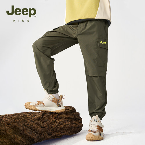 Jeep吉普童男童长裤秋冬百搭裤子