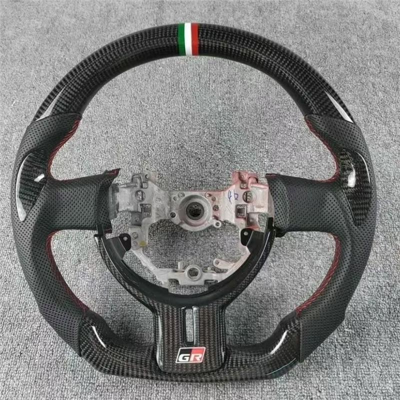 适用于丰田86斯巴鲁brz 碳纤维方向盘