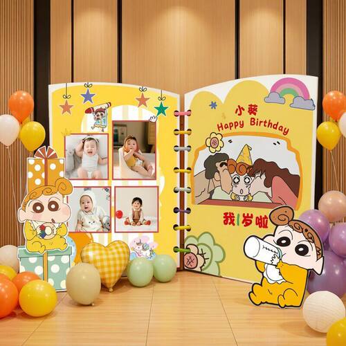 小葵宝宝周岁生日KT板背景墙