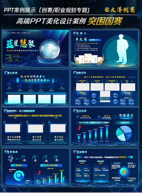 2025互联网+大学生创新创业大赛PPT模板｜高端定制｜答辩路演专用