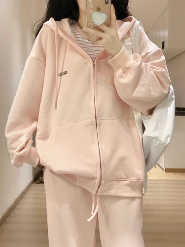 Спортивный костюм, тонкий комплект для школьников, модная толстовка с капюшоном