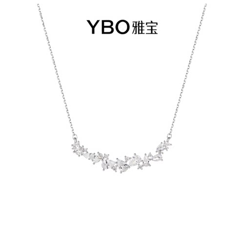 「紫藤花」足银s999正品紫藤项链女款2025新款纯银的s925生日礼物