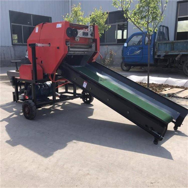 科学喂养饲草压块机鲜绿牧草养殖打包机方包养殖场打捆包膜机