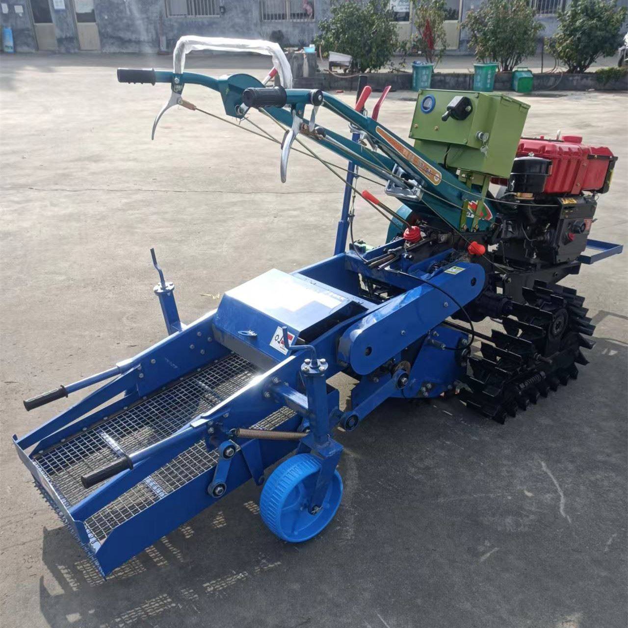 半夏收获机 多用途根茎振动筛挖药机 白芷板蓝根挖掘机