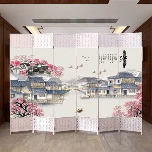 家用屏风隔断客厅现代简约可折叠木质玄关移动办公室进门卧室遮挡