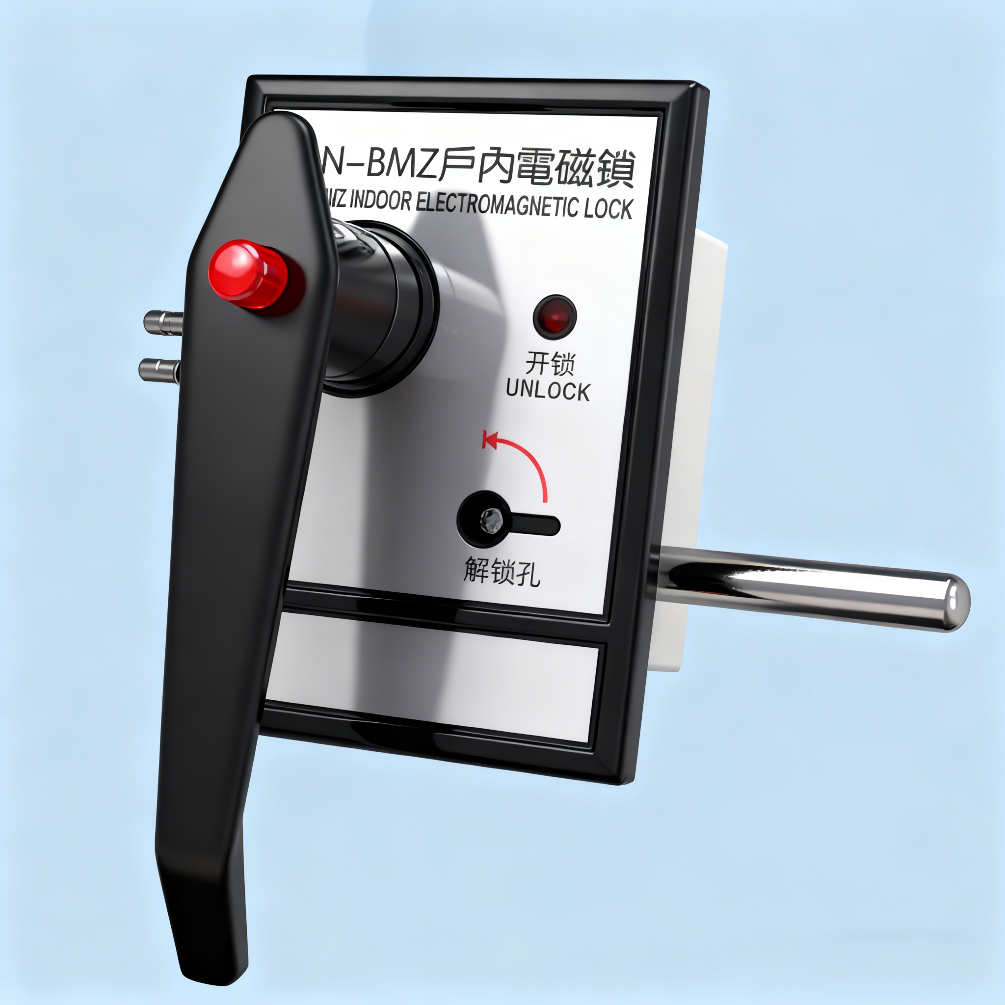 户内电磁锁DSN-BMZ-DSN-BMY高压柜门锁左开右开交流直流通用