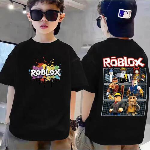 ROBLOX卡通印花纯棉短袖童T恤