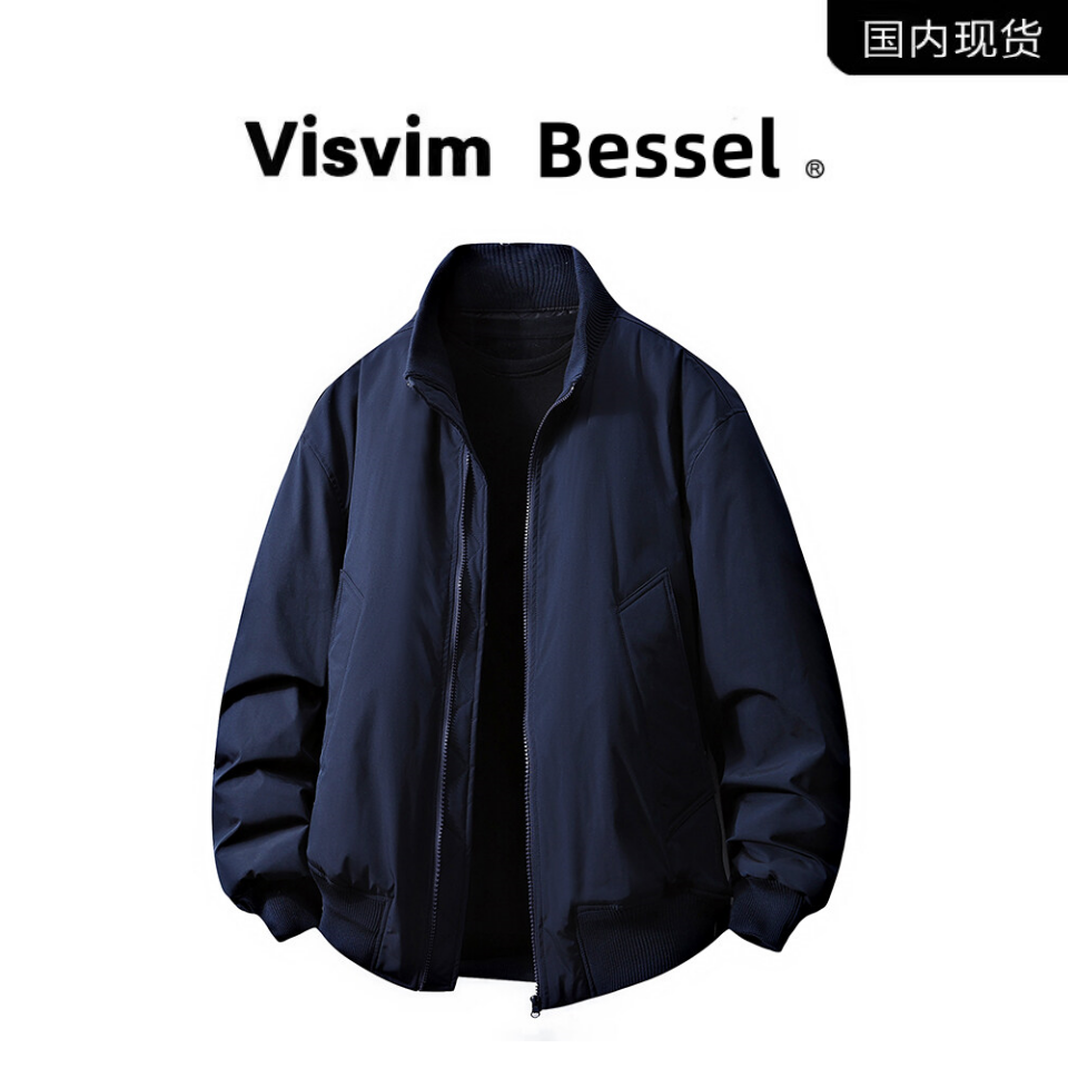 VISVIM SHINY秋冬季男生冲锋衣夹克外套男士宽松休闲潮流棒球服