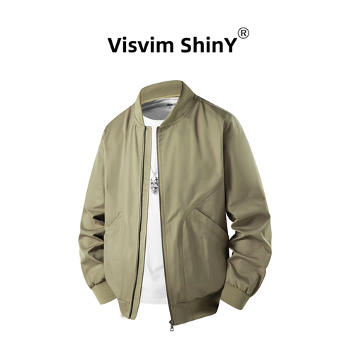VISVIM SHINY秋冬季外套男士棉衣休闲潮流加绒夹克男工装棒球服