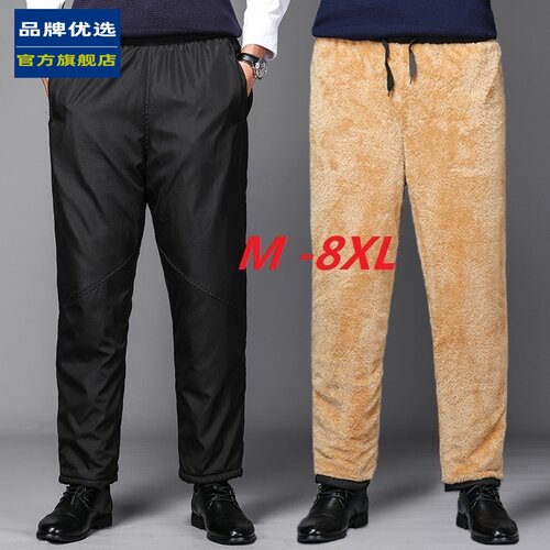 男士保暖裤男款冬季加绒加厚高腰2026东北防寒裤特厚打底裤棉裤子