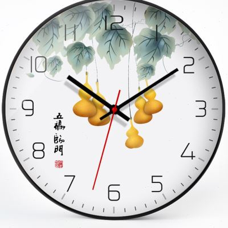 钟表挂钟客厅家用时尚新款静音时钟创意现代简约挂表石英钟壁钟墙