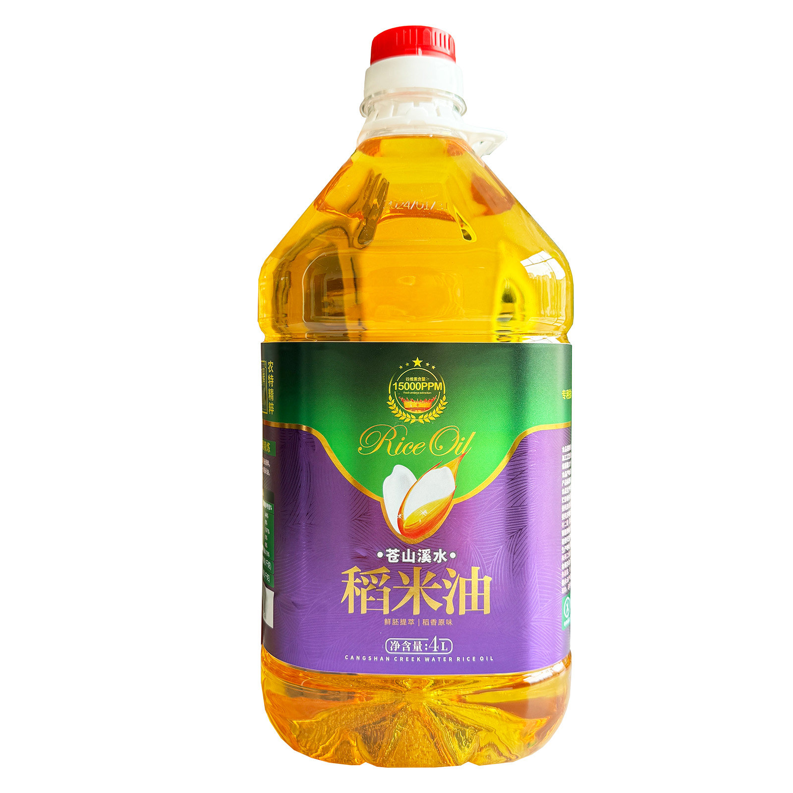 稻米油优4L/桶谷维素 植物甾醇米糠油