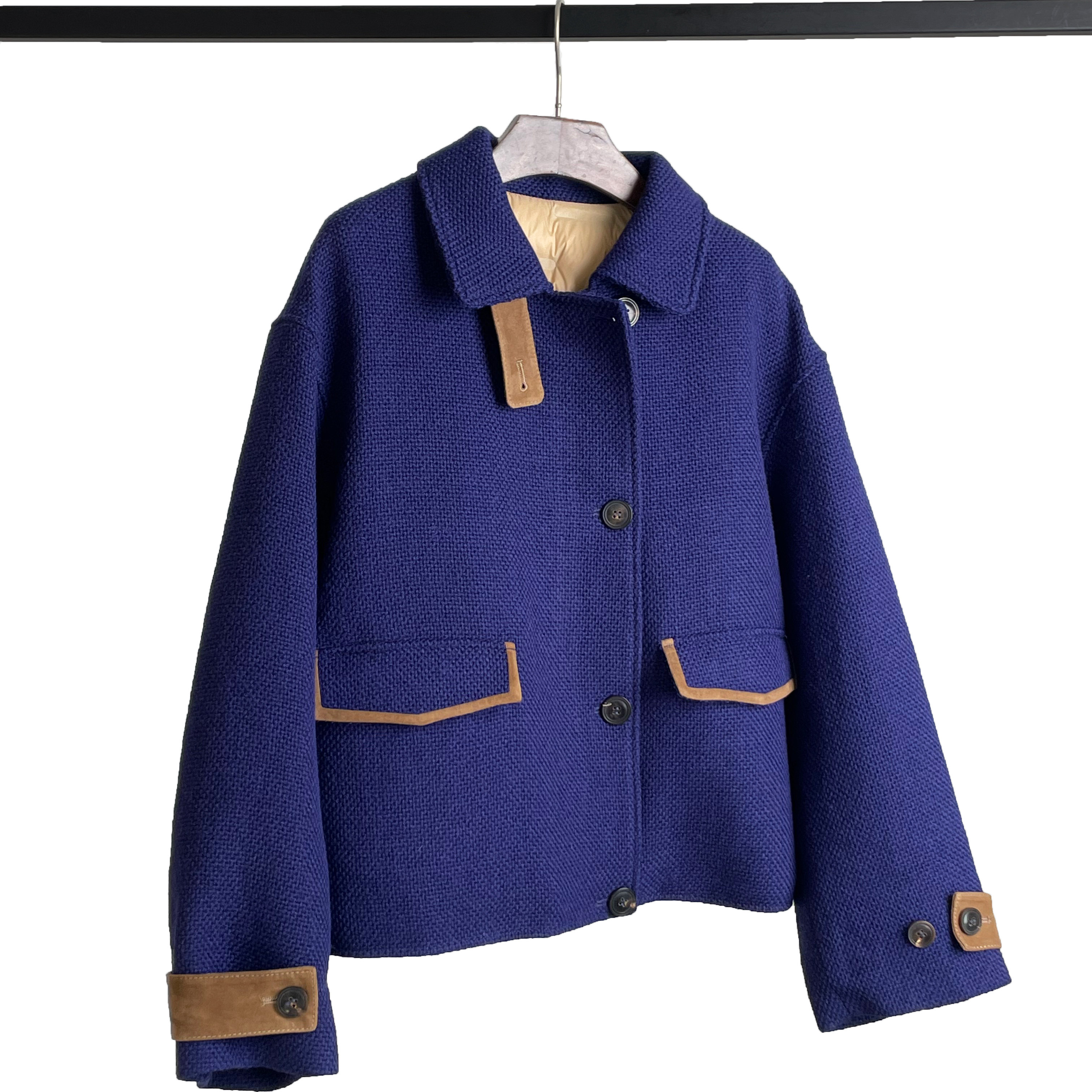 小众设计款 定制羊毛针织 时尚感轻盈保暖白鹅绒休闲羽绒服女,女装/女士精品,羽绒服,淘宝优惠券,粉丝福利购,淘宝优惠卷