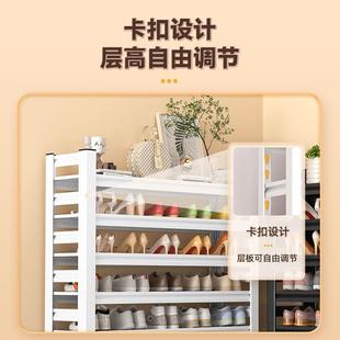 架家用门口钢制置物架铁艺落地多层收纳架大容量入户鞋 福凯祥鞋 柜