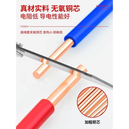 国标电线电缆阻燃BV1.5 2.5 4 6平方单芯单股纯铜芯家装硬线