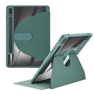 适用三星TabS6lite保护套10.4英寸Galaxy透明s8+笔槽A8平板壳A7liteTabS7FE磁吸S7+PLUS旋转12.4寸Ultra外11