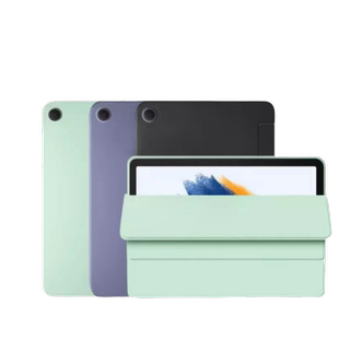 适用三星平板电脑Tab A8保护套10.5英寸SM-X200翻盖皮套X205硅胶软壳Taba8全包防摔壳GalaxytabA8支架后外壳