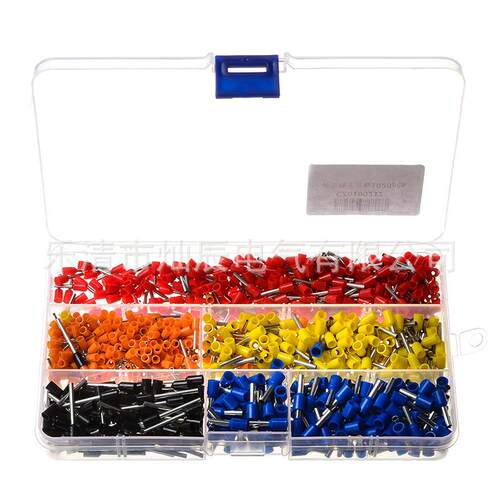 现货盒装端子组合 管型端子盒装1020pcs 压线端子 跨境电商货源