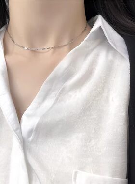 棉左女choker锁骨链项链