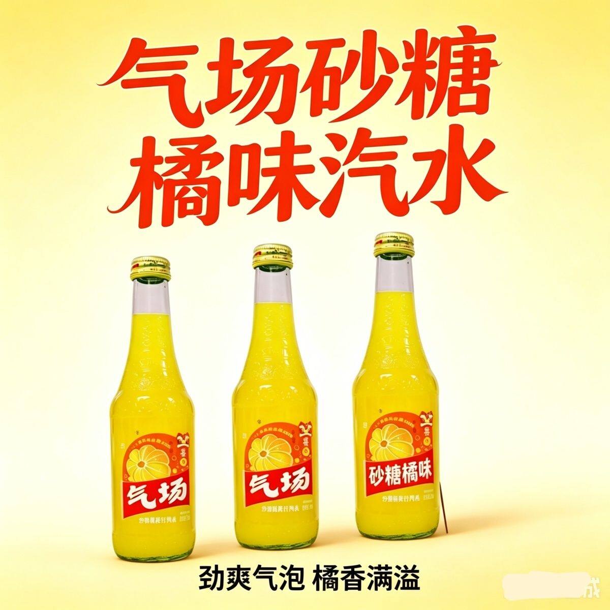 宏宝莱汽场果汁汽水370ml玻璃瓶芭乐沙糖桔凤梨碳酸饮料特价批发