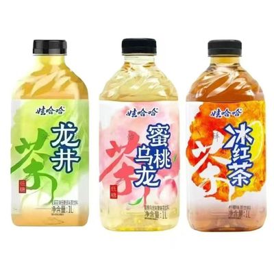 娃哈哈冰红茶柠檬味1升大瓶低