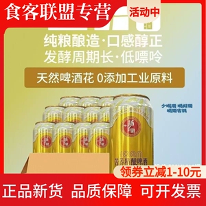 新品扬子徽苦荞精酿易拉罐啤酒苦荞精酿500ml*12玻璃瓶保真直营