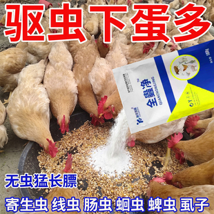 正品全蟲清鸡鸭鹅养殖禽畜用饲料添加剂内外双驱孕畜可用兑水拌料