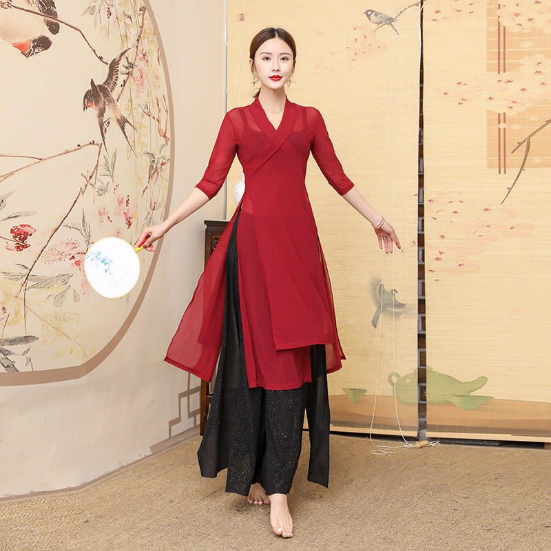 葆光新款古典肚皮舞服装套装|