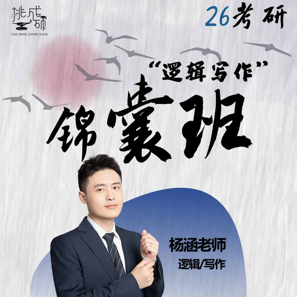 挑灯成硕逻辑写作锦囊班2026考研管综199经综396杨涵网课管理经济