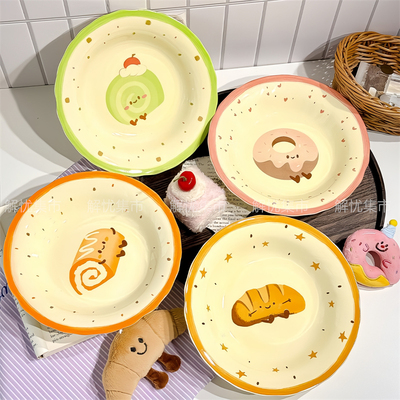 可爱卡通高颜值陶瓷盘子