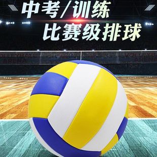 排球4号5号小学生儿童中考专用软式训练PU PVC机缝软沙滩排球