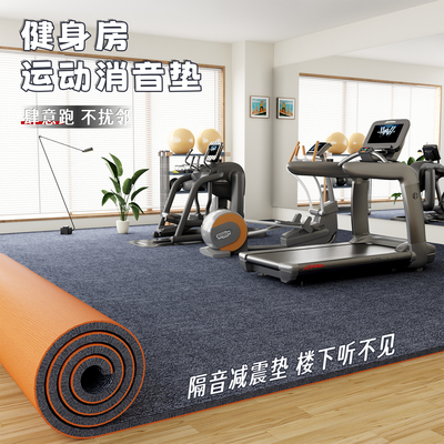 健身房隔音地垫家用卧室吸音地毯楼层全铺跑步机运动减震防震静音